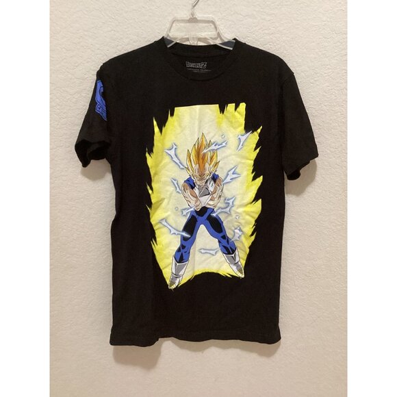 Dragon Ball Z Vegeta Super Saiyan Black T-Shirt Size M - Picture 3 of 6